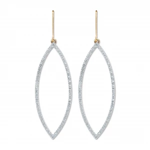 9ct Yellow Gold 0.30ct Diamond Drop Earrings